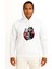 Kapüşonlu Anne - Baba ve Çocuk Turan Kurt ve Türk Bayrağı Göğüs Baskılı Unisex Sweatshirt 1