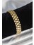 Erb 316L Çelik Gold Renk 12 mm Kalınlık Erkek Bileklik 1