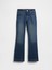 Kız Çocuk Koyu Mavi High Rise '70s Flare Jean Pantolon 4