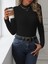 Kadın Uzun Kollu Balıkçı Yaka Şardonlu Kaşkorse Bluz 1