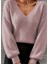 Kadın Uzun Kollu V Yakalı Triko Bluz 2