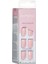 Color Kendinden Yapışkanlı Takma Tırnak Kısa Parlak Açık Pembe 2