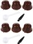 10PCS Yeniden Kullanılabilir Kahve Kapsülleri Kaşık Fırça Dolce Gusto Bira Kahve Rengi Için Set (Yurt Dışından) 1