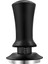 Kahve Kurcalaması Ayarlanabilir Derinlik Ölçekli 30LB Espresso Springs Kalibre Edilmiş Tamping Paslanmaz Çelik Düz Base Siyah 58MM (Yurt Dışından) 1