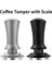 Kahve Kurcalaması Ayarlanabilir Derinlik Ölçekli 30LB Espresso Springs Kalibre Edilmiş Tamping Paslanmaz Çelik Düz Base Siyah 58MM (Yurt Dışından) 4
