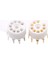 10PCS Seramik 9pin B9A Pcb Montaj Tüp Soketi 12AX7 12AT7 12AU7 6dj8 ECC82 5670 6922 Hıfı Ses Vıntage Amp Altın (Yurt Dışından) 3