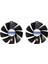 2x 95MM CF1015H12D DC12V Video Kartı Soğutucu Soğutma Fanı Safir 8g Rx 470 4g Gddr5 RX570 4g/8g D5 RX580 8g (Yurt Dışından) 1