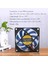 12V Dc 32 70MM 4 Pimli Bilgisayar Kasası Cfm Pwm Cpu Pc Fan Mavi ve Siyah (Yurt Dışından) 5
