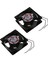 2x Ac 220-240V 0 14A 120MMX120MM Metal Bilgisayar Cpu Fan Siyah (Yurt Dışından) 1