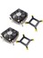 2x Cpu Soğutucu Fan Soğutma 1366 2011 1155 4 Pinli Tel Sıcaklık Kontrolü ve Hız Kontrol Radyatörü X58 X79 (Yurt Dışından) 1