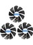 3pcs 95MM CF1015H12D DC12V Video Kartı Soğutucu Soğutma Fanı Safir Nitro RX480 8g Rx 470 4g Gddr5 RX570 (Yurt Dışından) 1