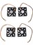 60MM 6cm Dc 12V 3 Pin Bilgisayar Kılıfı Cpu Soğutucu Soğutma Fanı Siyah 4 Pc (Yurt Dışından) 1