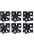 6pcs 90X90X25MM Dc 12V 0 60A 4 Pimli Bilgisayar Cpu Soğutma Fanları (Yurt Dışından) 1