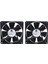2x 90 x 90 x 25MM Dc 12V 0 60A 4 Pimli Bilgisayar Cpu Soğutma Fanları (Yurt Dışından) 1