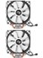 Snowman 2x Cpu Soğutucu Master 5 Doğrudan Iletişim Heatpipes Dondurucu Kule Soğutma Sistemi Cpu Soğutma Fanı Pwm Fans ile (Yurt Dışından) 1
