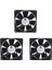 3x 90X90X25MM Dc 12V 0 60A 4 Pimli Bilgisayar Cpu Soğutma Fanları (Yurt Dışından) 1