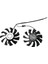 HA8010H12F-Z 75MM 2pin GTX1050TI Gpu Msı Geforce Gtx 1050TI GTX-1050-TI-4GT-OC (2pcs) Için Soğutucu Çift Fan (Yurt Dışından) 1