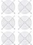 6x Pc Dc Fan Grill Koruyucu Metal Parmak Koruma 120MM 12CM Gümüş Ton (Yurt Dışından) 1