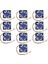 10X 12V Dc 32 70MM 4 Pimli Bilgisayar Kasası Cfm Pwm Cpu Pc Fan Mavisi ve Siyah (Yurt Dışından) 1