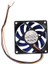10X 12V Dc 32 70MM 4 Pimli Bilgisayar Kasası Cfm Pwm Cpu Pc Fan Mavisi ve Siyah (Yurt Dışından) 2