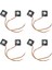 8 Adet 3 Pin 40MM Kare Pc Bilgisayar Soğutma Fanı Dc 12V Siyah (Yurt Dışından) 1