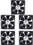 5x 90X90X25MM Dc 12V 0 60A 4 Pimli Bilgisayar Cpu Soğutma Fanları (Yurt Dışından) 1