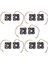 5pcs 60MM 6cm Dc 12V 3 Pin Bilgisayar Kılıfı Cpu Soğutucu Soğutma Fanı Siyah 2 Pcs (Yurt Dışından) 1