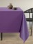 Kadife Dokulu Ametist Rengi Masa Örtüsü 10