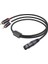 3 Pin Xlr Dişi Ila Çift Rca Erkek Y Ayırıcı Kablosu Mikser Amplifikatör Ses Kablosu Stereo Ses Ara Bağlantı Kablosu 3 Metre (Yurt Dışından) 2
