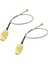 Wifi Network Için 2x U Fl Ipx - Sma Kadın Pigtail Kablosu 1 13MM (Yurt Dışından) 1