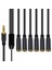 3 5mm Trs Erkek-6-Port 3 5 Dişi Jack Kulaklık Ayrımcı Kablosu Stereo Aux Audio Audio Adaptörü Pc Tv Mp3 Hoparlör (Yurt Dışından) 3