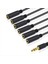 3 5mm Trs Erkek-6-Port 3 5 Dişi Jack Kulaklık Ayrımcı Kablosu Stereo Aux Audio Audio Adaptörü Pc Tv Mp3 Hoparlör (Yurt Dışından) 5