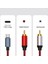 2x USB C Ila 2 Rca Ses Kablosu Tip C Erkek - 2 Rca Erkek Ses Kablosu Xiaomi Huawei Tablet Hoparlör Amplifikatör Tv 1m (Yurt Dışından) 3