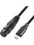 USB Tip C Ila Xlr Adaptör Tip C Erkek - 3 Pin Xlr Kadın Mikrofon Kablo Konektörü Bilgisayar Ses Veri Kablosu 3 Metre (Yurt Dışından) 2
