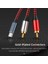 2x USB C Ila 2 Rca Ses Kablosu Tip C Erkek - 2 Rca Erkek Ses Kablosu Xiaomi Huawei Tablet Hoparlör Amplifikatör Tv 1m (Yurt Dışından) 5