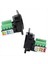 5pcs RJ45 Dişi Panel Montaj Vidalı Terminal Adaptörü D Tipi RJ45 8P8C Dişi-8pin Terminal (Yurt Dışından) 4