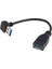 USB 3 0 Dik Açısı 90 Degree Uzatma Kablosu Erkek - Kadın Adaptör Kablosu 20CM (Yurt Dışından) 5