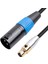3 Pimli Mini Xlr Erkek-Xlr Kadın Adaptör Kablosu Kayıt Hoparlör Sistemleri Radyo Statik 1ft/0 3m (Yurt Dışından) 2