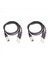 2x Çift 6 35MM 1/4 In Xlr Erkek Y Ayırıcı Kablosu 3pin Xlr Erkek Ila Çift 6 35MM Fiş Ses Mikrofon Kablosu 3 3 Feet (Yurt Dışından) 1