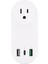 Akıllı Soket Wifi Fiş 16A 2 Delikli Usb+Tip-C Çıkışları 65W Uzaktan Kumanda Uyumlu Alexa Abd Fişi (Yurt Dışından) 1