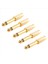 5x Altın Kaplama 6 35MM 1/4 Inç Erkek Mono Fiş Rca Kadın 6 5mm Jack Audio Stereo Adaptör Bağlantı Tap Ts Dönüştürücü Ses Mikseri (Yurt Dışından) 2