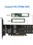 Pcıe - M2 Adaptör Kartı Pcıe X16 4 Port M2 Nvme M Anahtar SSD Kartı Pcı Express Genişletme Kartı Ispir Sebzeli (Yurt Dışından) 4
