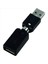 3x Siyah USB 2 0 Erkek - USB Kadın 360 Derece Dönme Açısı Uzatma Adaptörü (Yurt Dışından) 4