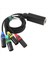 Xlr 4 Kanallı 3 Pimli Çoklu Ağ Aşaması ve Stüdyo Bağlantısı Xlr Erkek ve Dişi Kablo Aşaması Audio RJ45 (NE8F-S4M) (Yurt Dışından) 3