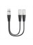 30CM 3 Pin Xlr Dişi Çift Erkek Y Ayırıcı Kablosu Mikrofon Ayırıcı Kablosu Ses Adaptörü (Yurt Dışından) 1