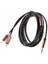 Jack 3 5mm Ila 2 Rca Ses Kablosu Aux Splitter 3 5mm Stereo Erkek - Erkek Rca Adaptör 2 Hoparlör Kablosu 1m (Yurt Dışından) 2