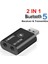 Taşınabilir Bluetooth 5 0 Verici Alıcı 3 5mm Aux USB Mini 2 Arada 1 Kablosuz Stereo USB Ses Adaptörü (Yurt Dışından) 2