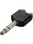 2x 6 35MM 1/4 Inç Erkek Stereo Ila 2 Çift Rca Dişi Y Splitter Ses Adaptör Dönüştürücü (Yurt Dışından) 2