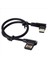 5x Usb-C 3 1 Tip-C Ila Sol Açılı 90 Derece USB 2 0 Veri Kablosu Tablet ve Telefon Için Kollu Veri Kablosu 15CM (Yurt Dışından) 2