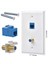 6 Paketler Ethernet Koaksiyel Duvar Plakası Çıkışı 1 Cat6 Anahtar Taşı Portu ve 1 Altın Kaplama Koaksif F Tipi RJ45 Duvar Plakaları (Yurt Dışından) 4